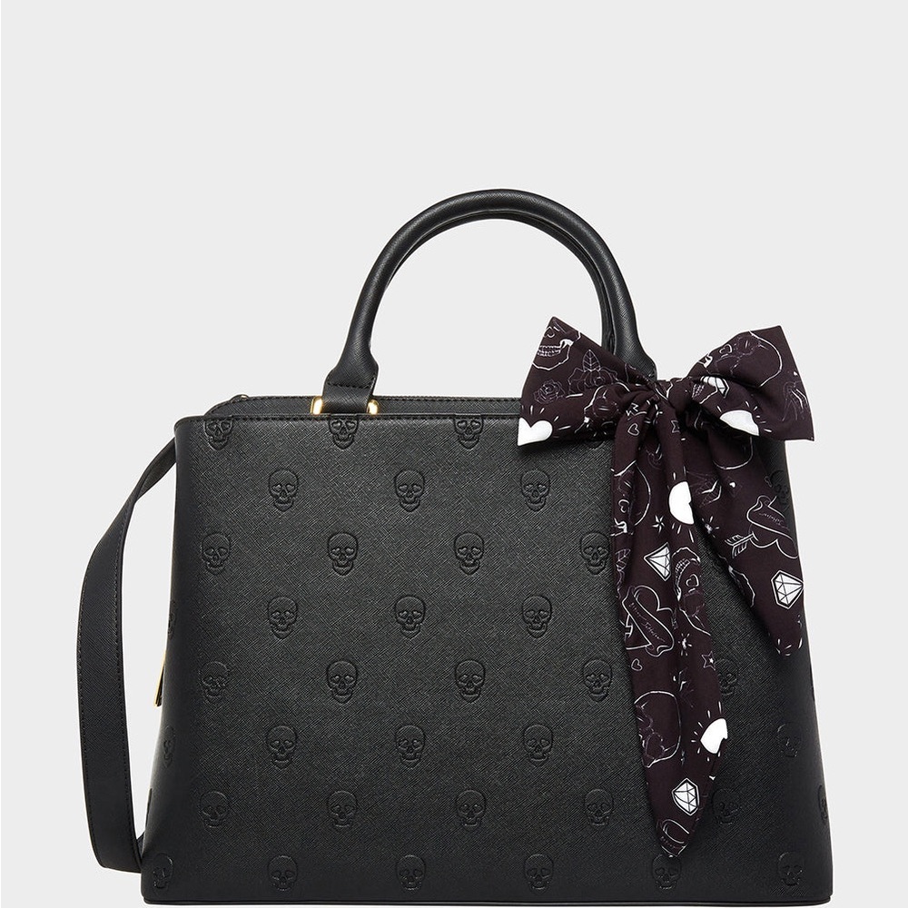 Betsy Johnson Skullilicious Satchel - Picture 3 of 7